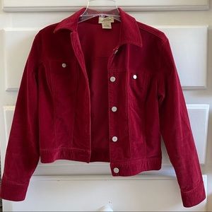 Red Corduroy Jacket